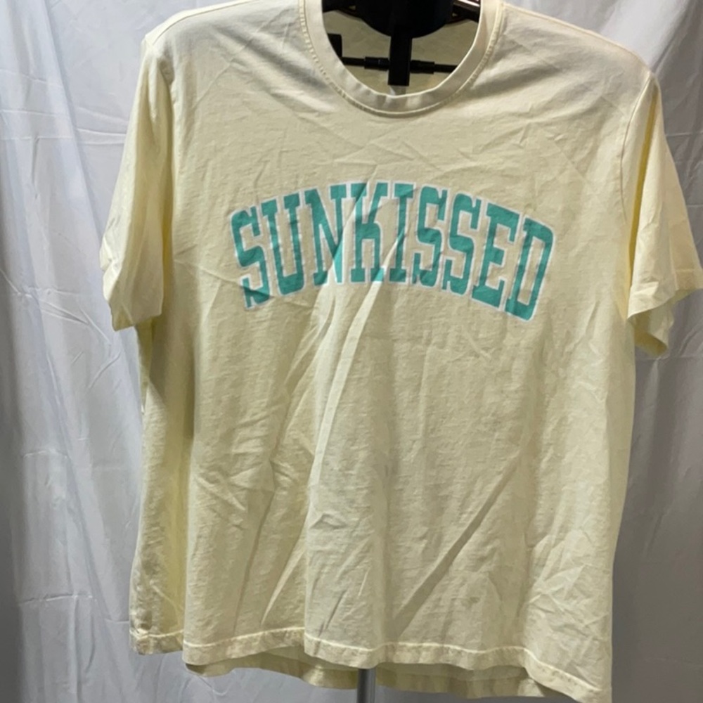 FarWest light yellow T-shirt. Washed but never worn.
